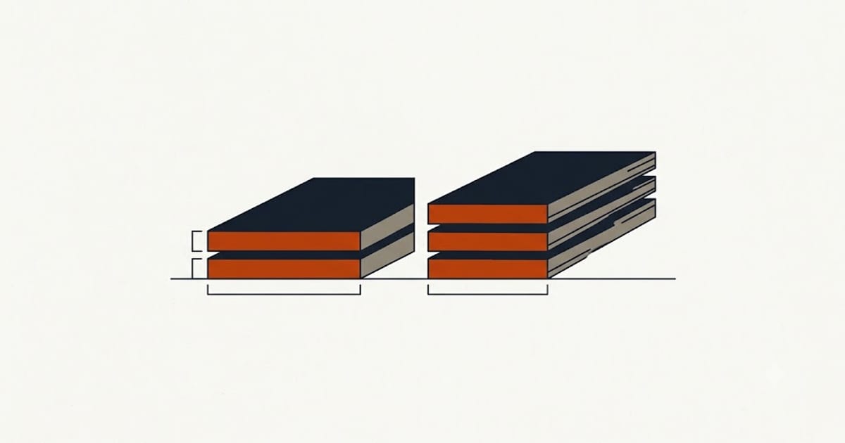 Two-pane and three-pane assemblies compared