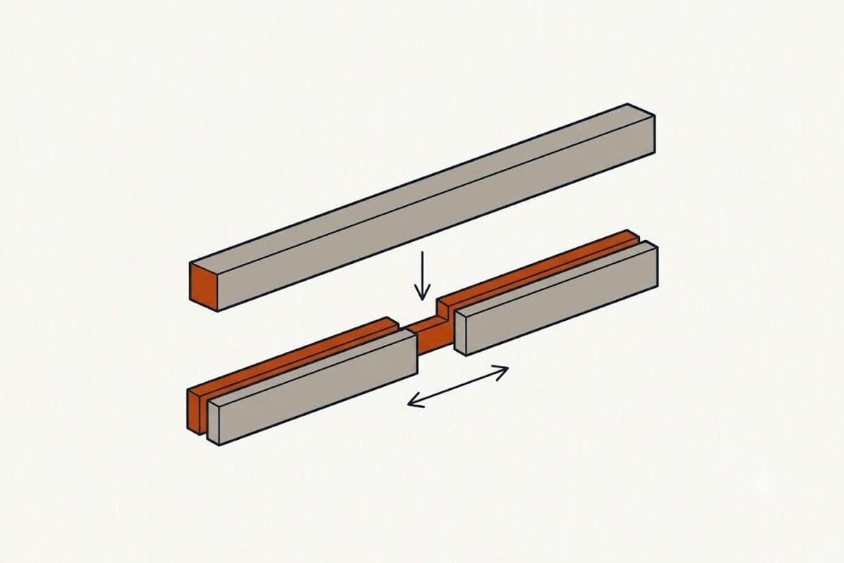 Heat path through a broken and unbroken frame